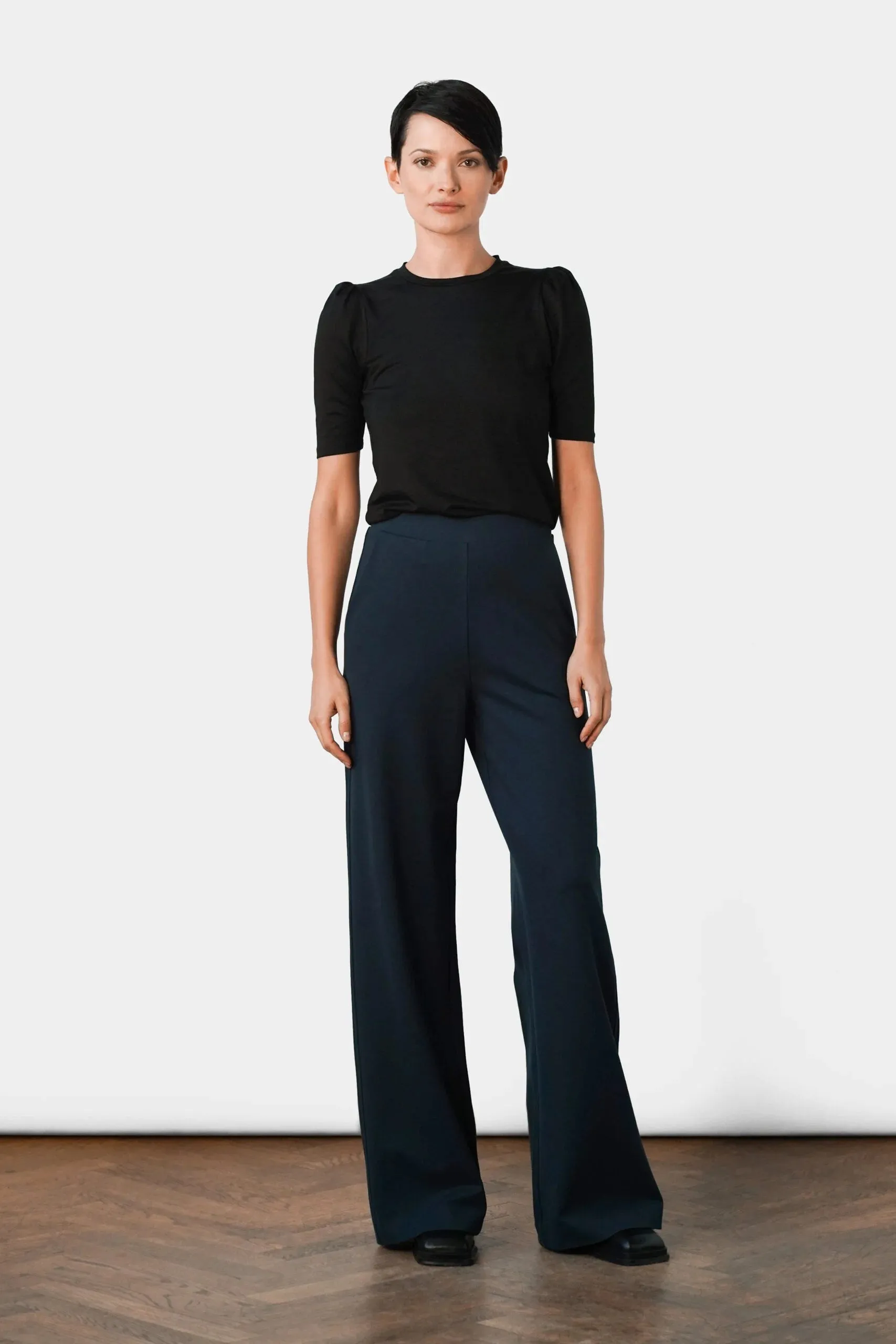Leia Wide Pants Marine sold by Ivalo.com