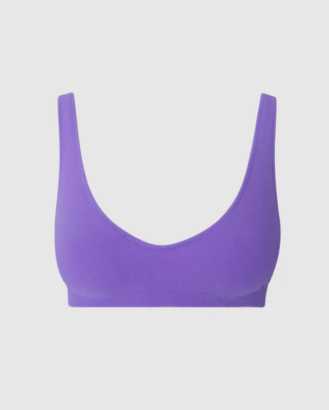 Scoop Bikini Top Electric Lilac sold by Ivalo.com