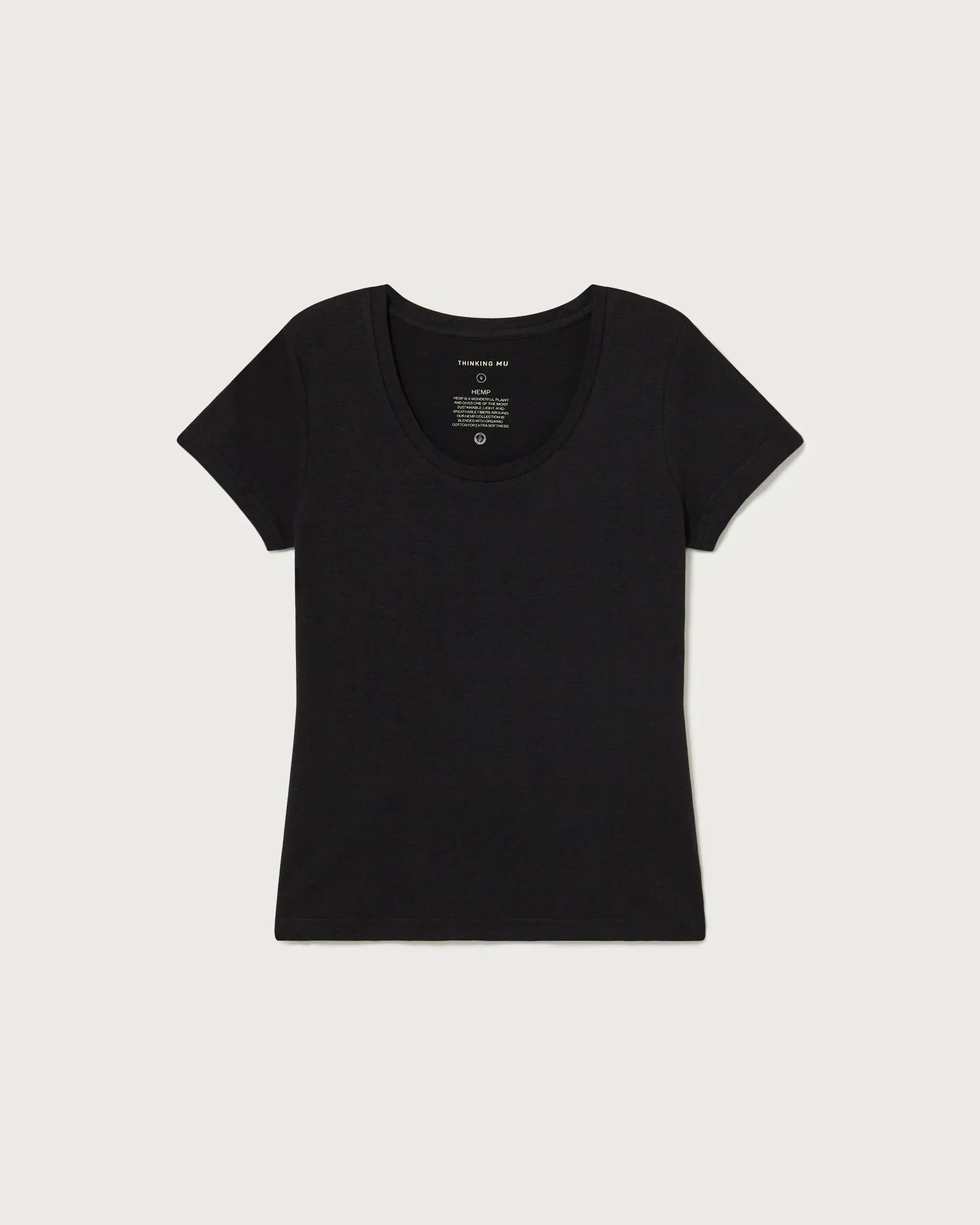 Regina Lightweight Hemp T-Shirt Black sold by Ivalo.com product image thumbnail 5