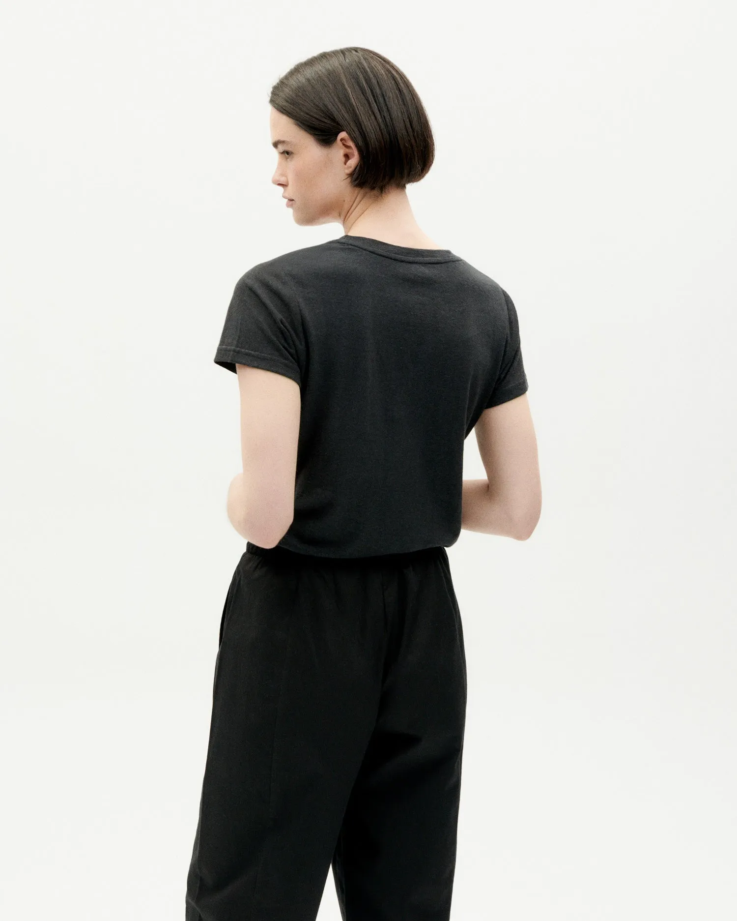 Regina Lightweight Hemp T-Shirt Black sold by Ivalo.com product image thumbnail 2