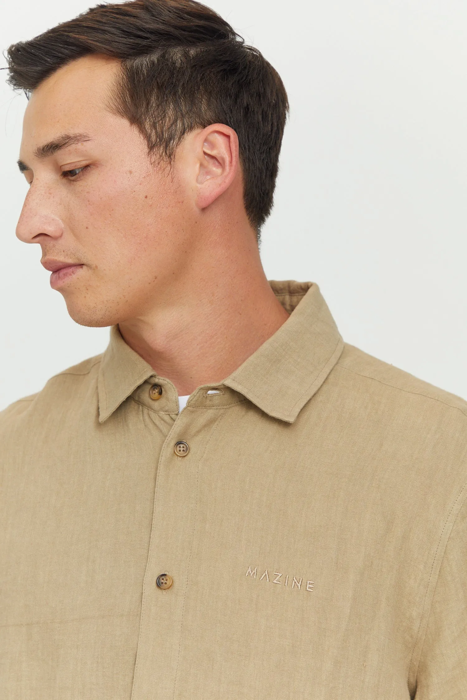 Leland Men's Linen Shirt sold by Ivalo.com product image thumbnail 3