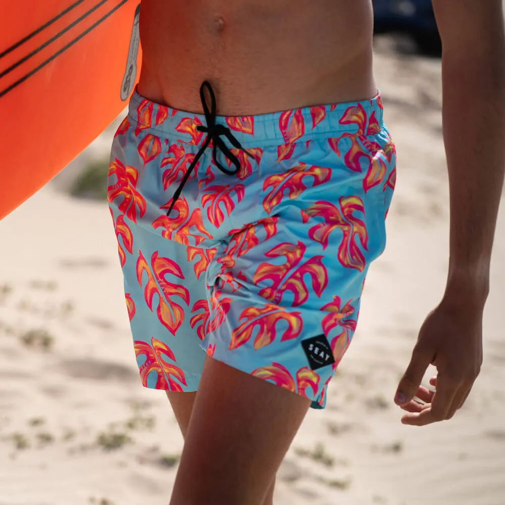 Swim Boxer Medium Blue Monstera sold by Ivalo.com product image thumbnail 3