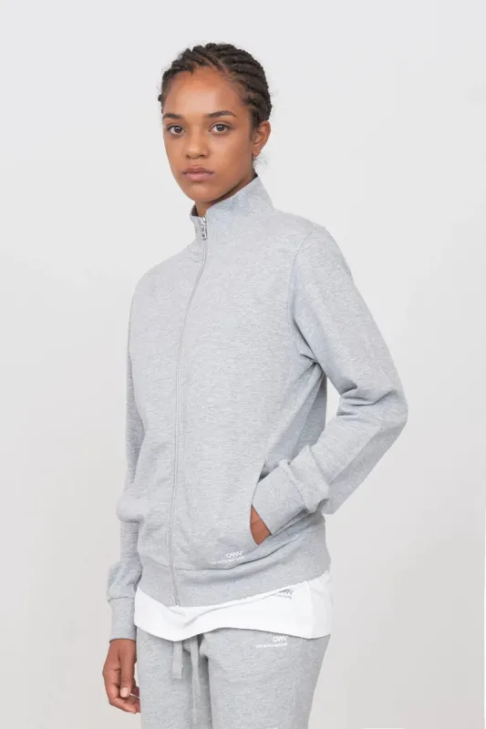 Women's Sweatshirt With A Zipper Grey sold by Ivalo.com