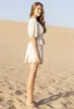 Mykonia Eyelet Embroidered Pleated Shorts sold by Ivalo.com