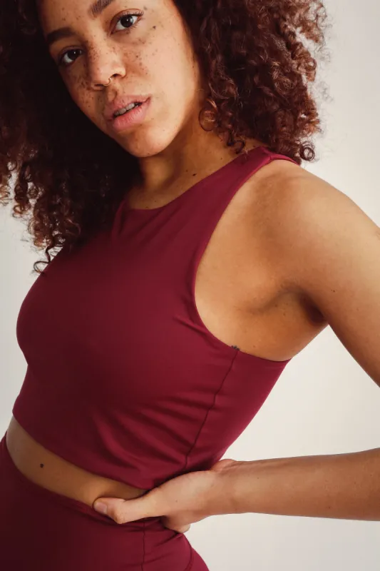 JUTELAUNE Sport Top Burgundy sold by Ivalo.com