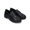 Fiore Black Vegan Loafer Chunky Sole sold by Ivalo.com