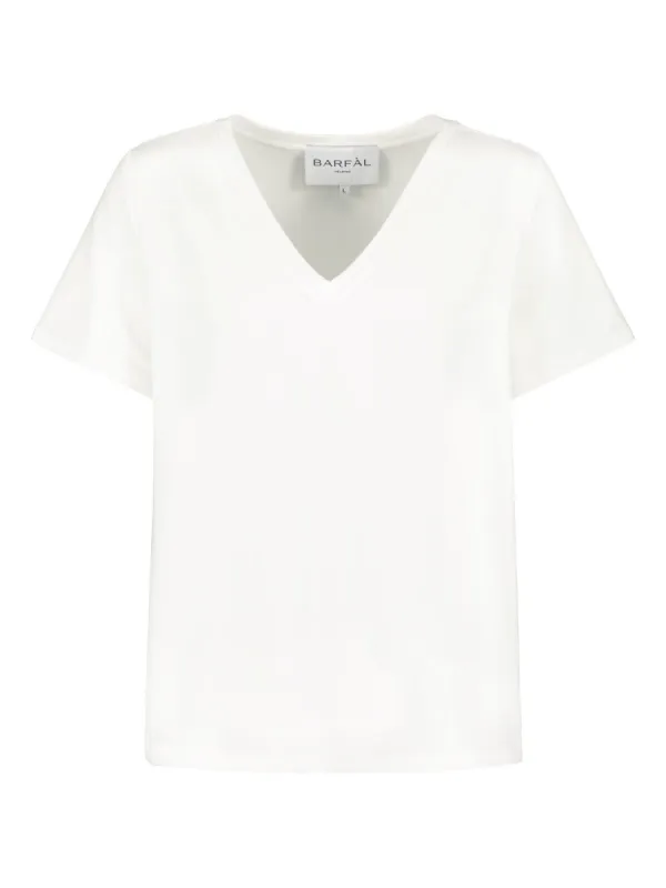 Classic V-neck T-Shirt White sold by Ivalo.com