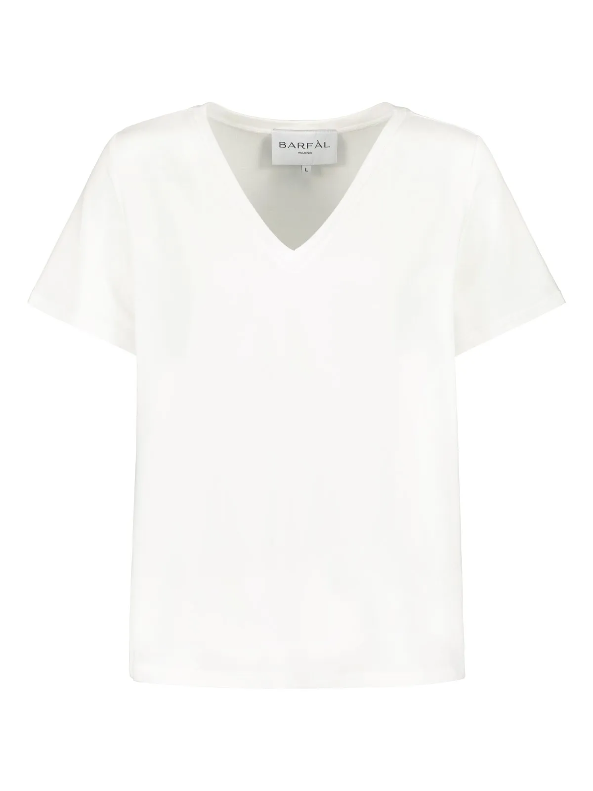 Classic V-neck T-Shirt White sold by Ivalo.com