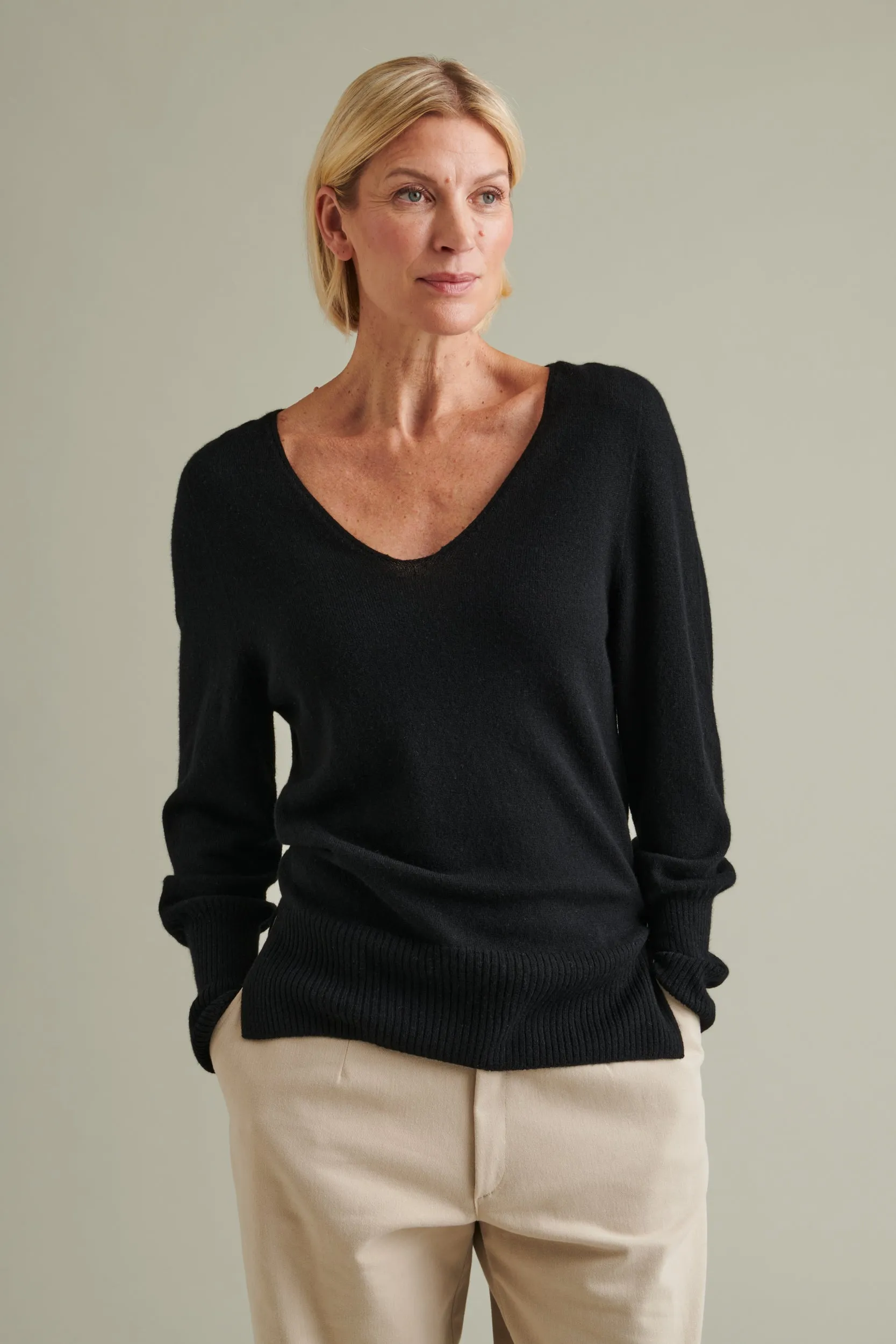 Finnö Merino Knitted Sweater Black sold by Ivalo.com