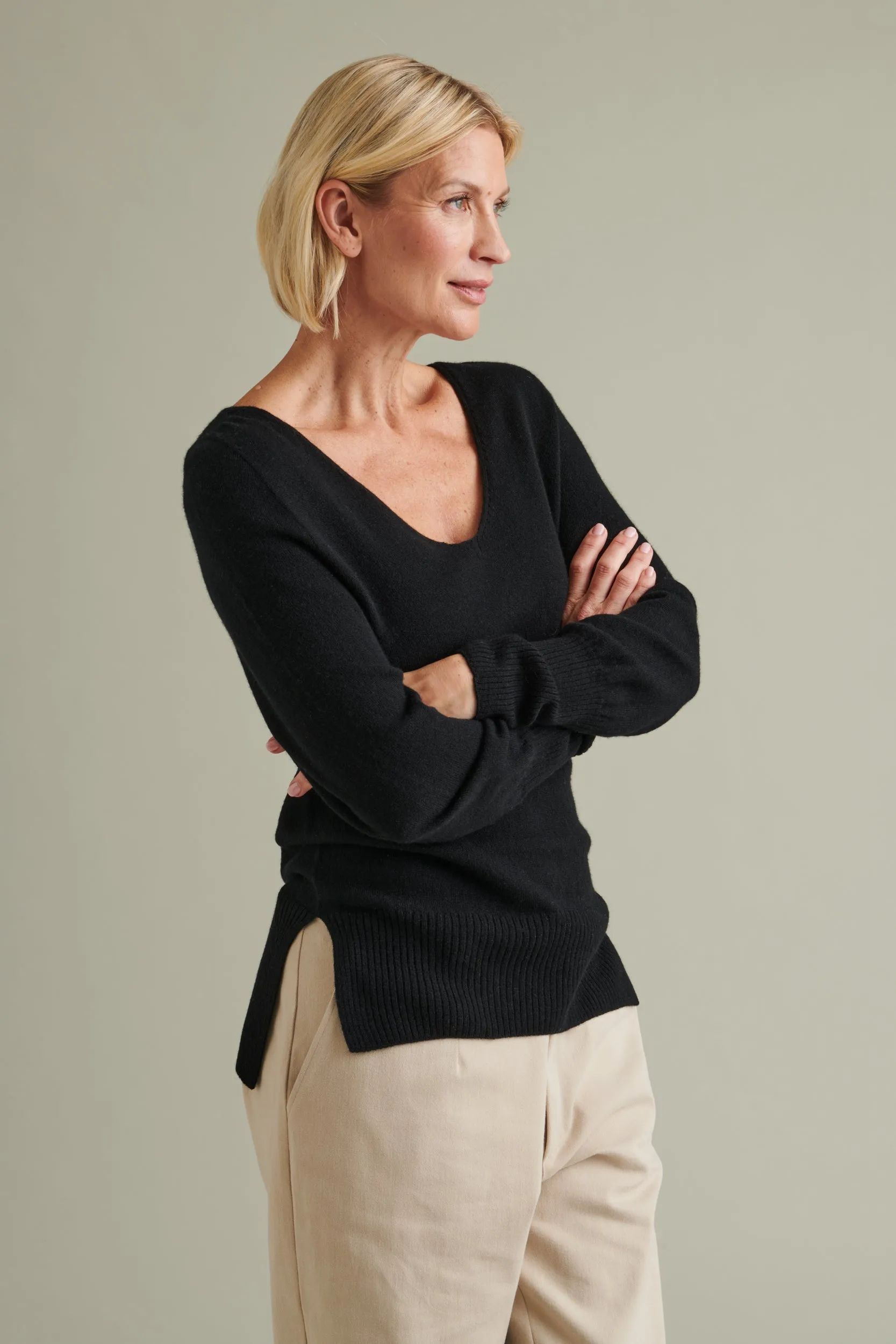 Finnö Merino Knitted Sweater Black sold by Ivalo.com product image thumbnail 3