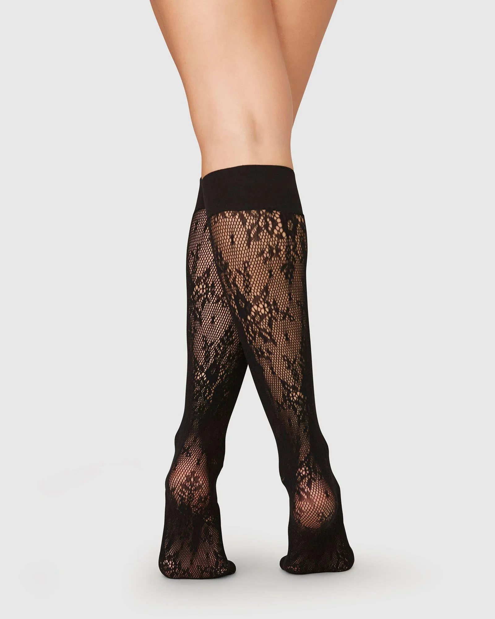 Rosa Lace Knee-Highs Black sold by Ivalo.com product image thumbnail 2