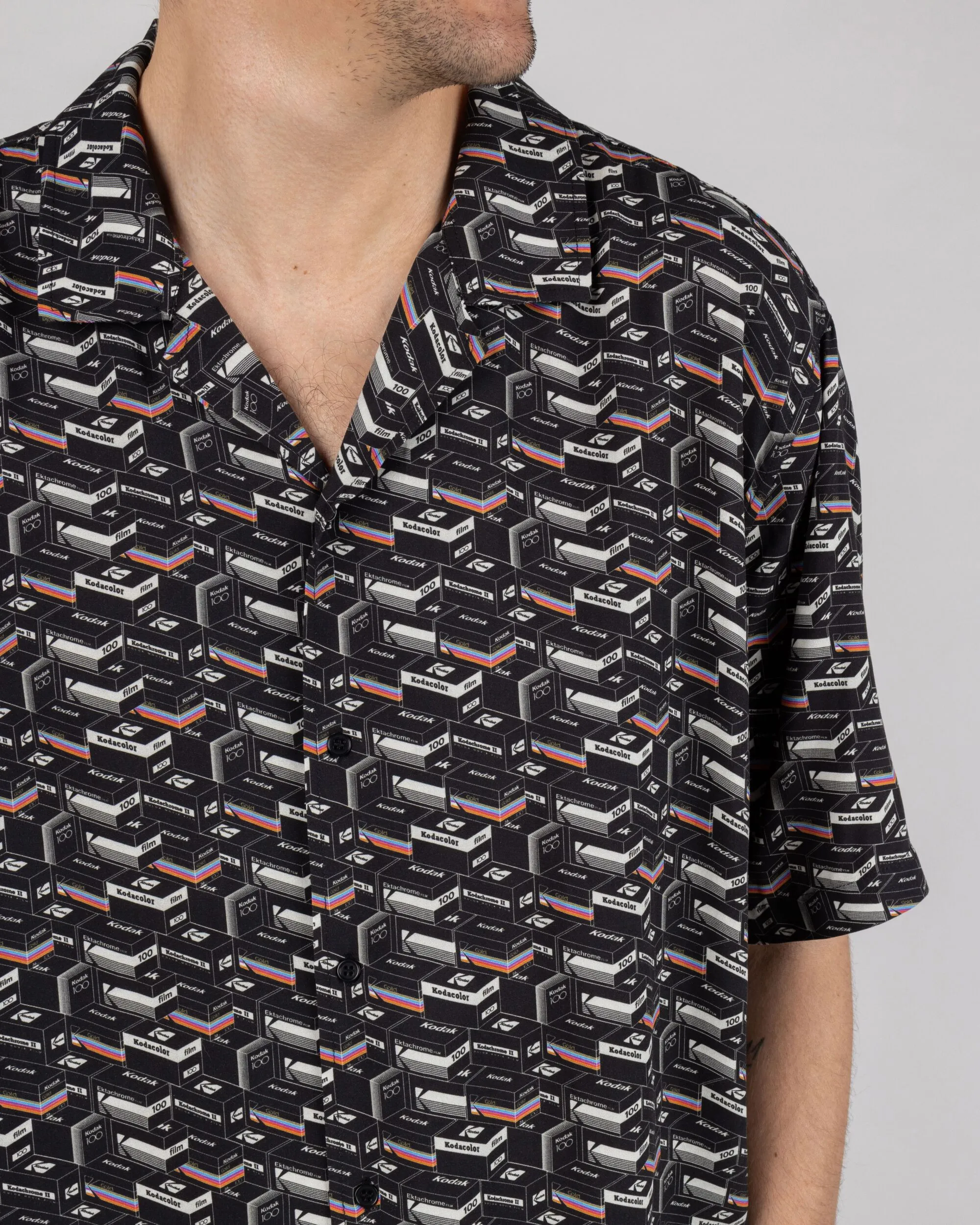 Kodak Film Men's Aloha Shirt Black sold by Ivalo.com product image thumbnail 2