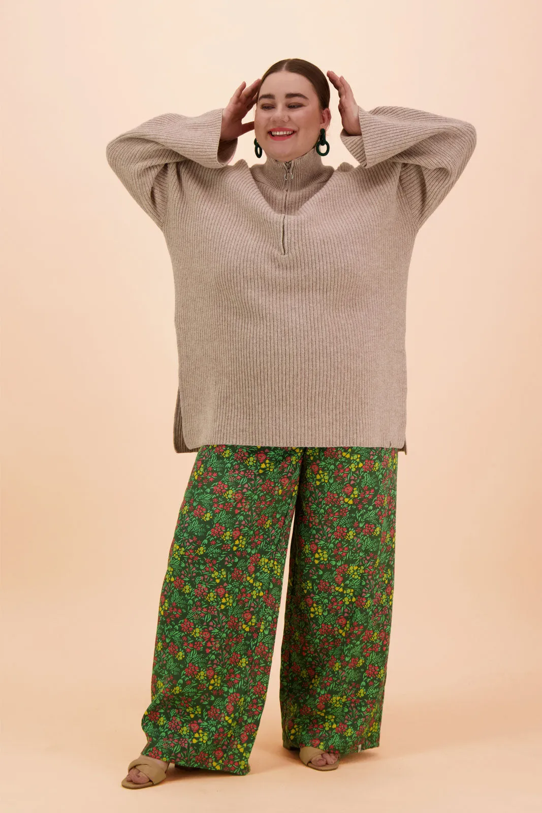 Half-Zip Wool Sweater Barley sold by Ivalo.com product image thumbnail 3