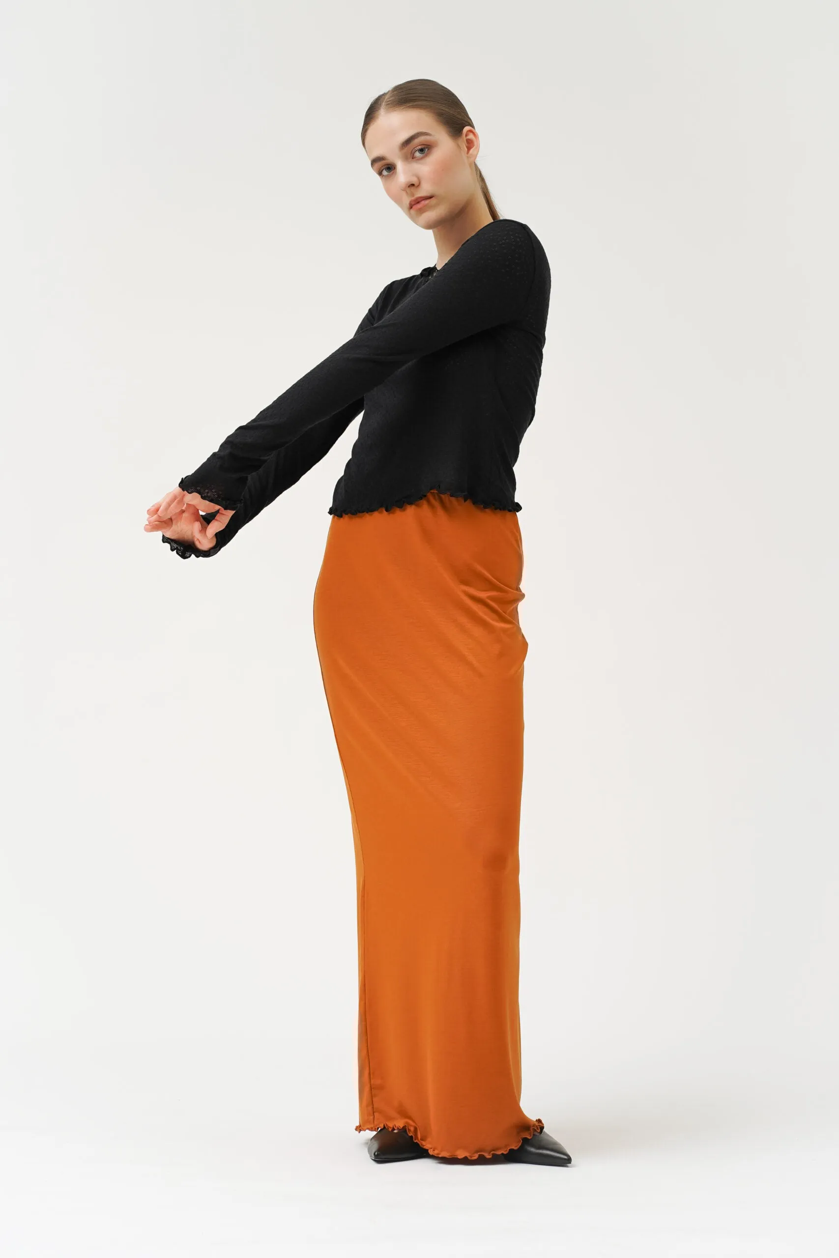 Mae Maxi Skirt Almond sold by Ivalo.com product image thumbnail 2