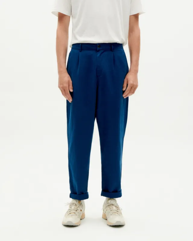 Hemp Moero Pants Navy sold by Ivalo.com