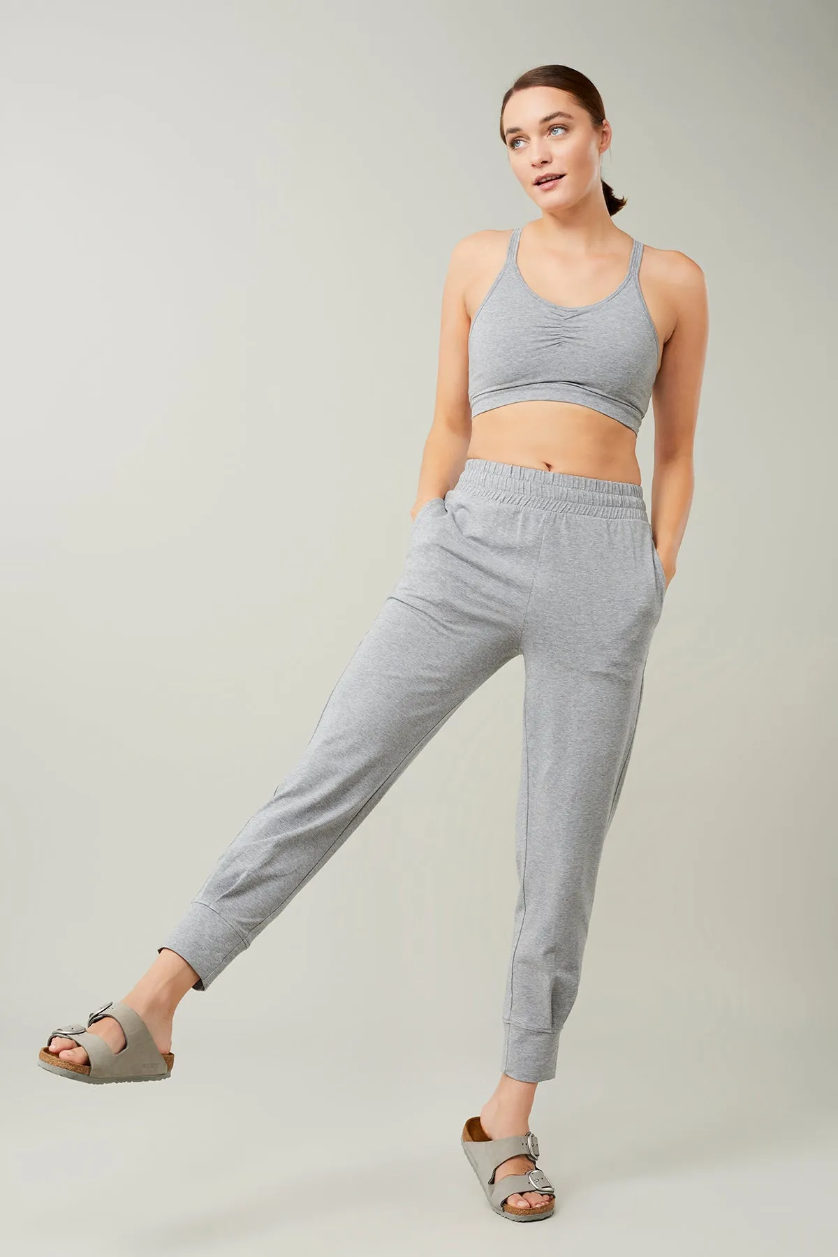 Cuffed Track Pants Melange Grey sold by Ivalo.com product image thumbnail 5