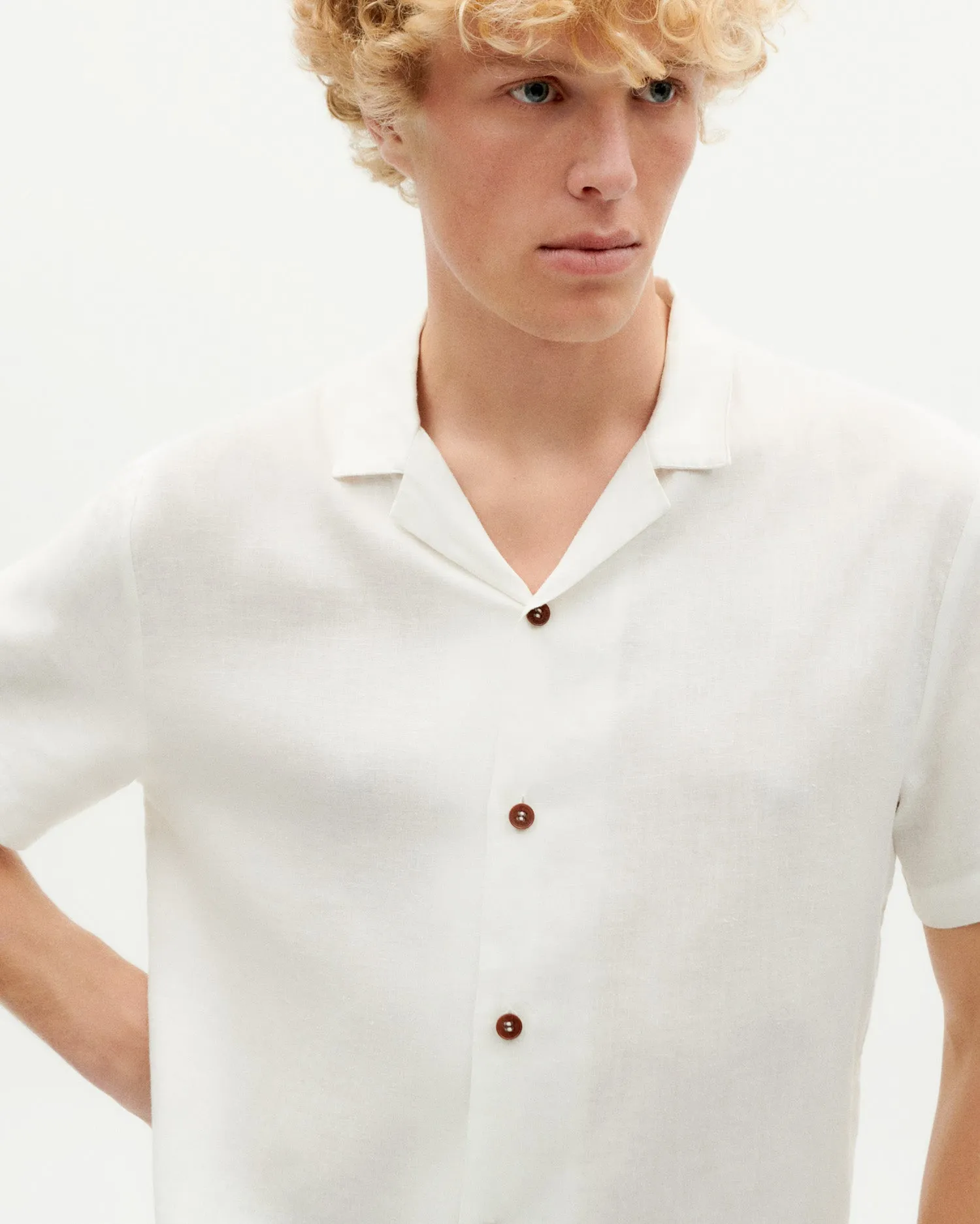 Hemp Jules Shirt White sold by Ivalo.com product image thumbnail 3