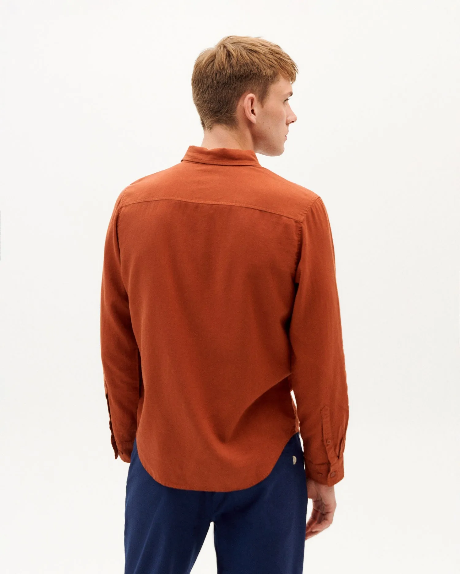 Men's Button-Up Shirt Clay Red sold by Ivalo.com product image thumbnail 2