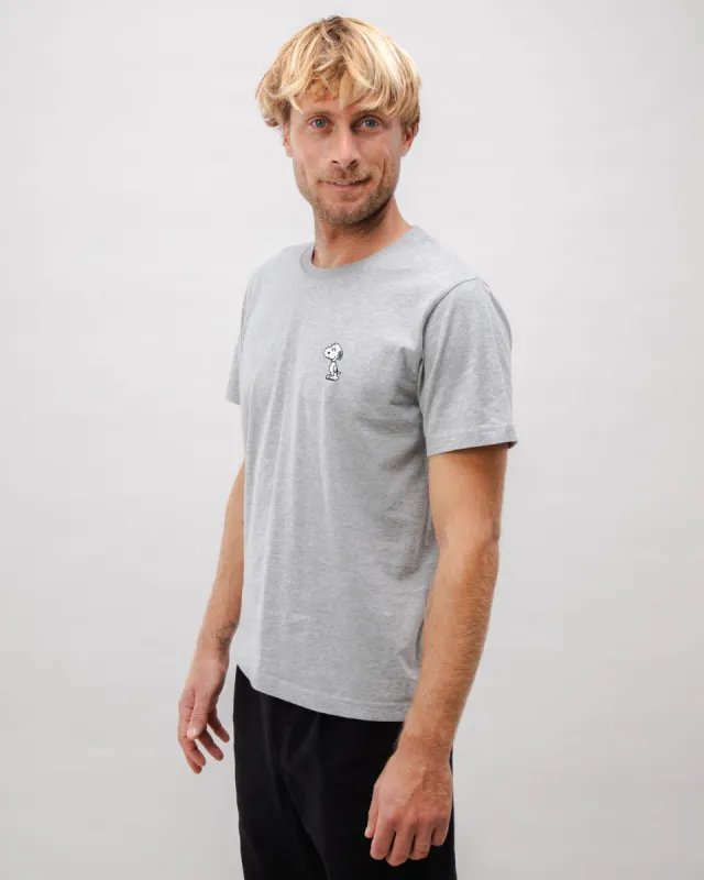 Peanuts Snoopy Men's T-shirt Grey Melange sold by Ivalo.com