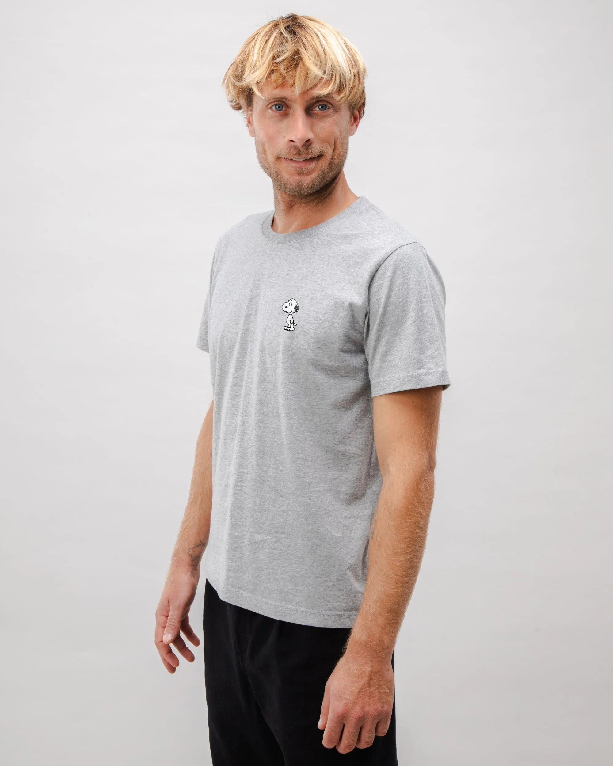 Peanuts Snoopy Men's T-shirt Grey Melange sold by Ivalo.com