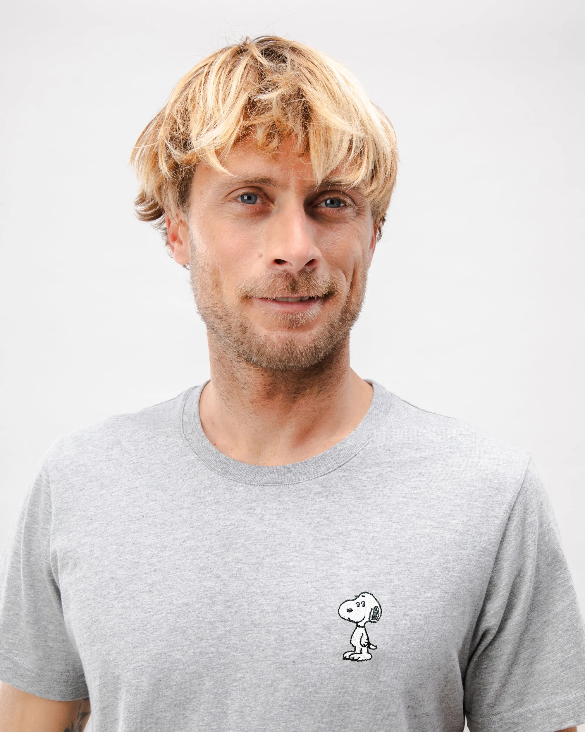 Peanuts Snoopy Men's T-shirt Grey Melange sold by Ivalo.com product image thumbnail 2