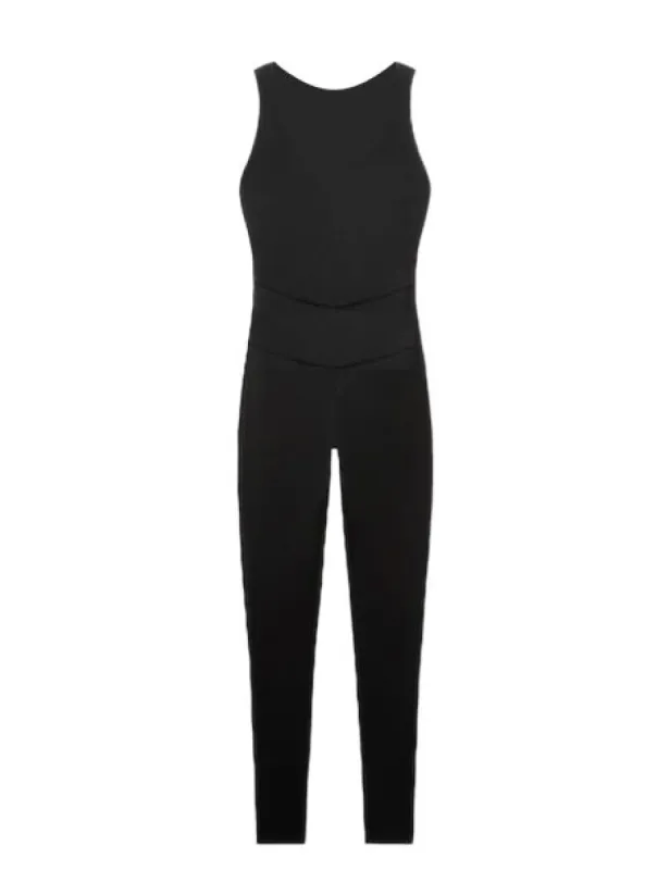 Canya Yoga Jumpsuit Organic Cotton Jersey Black sold by Ivalo.com