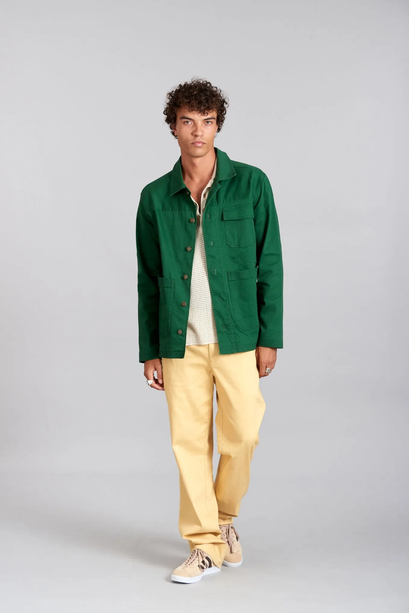 Landon Cotton Jacket Forest Green sold by Ivalo.com product image thumbnail 2