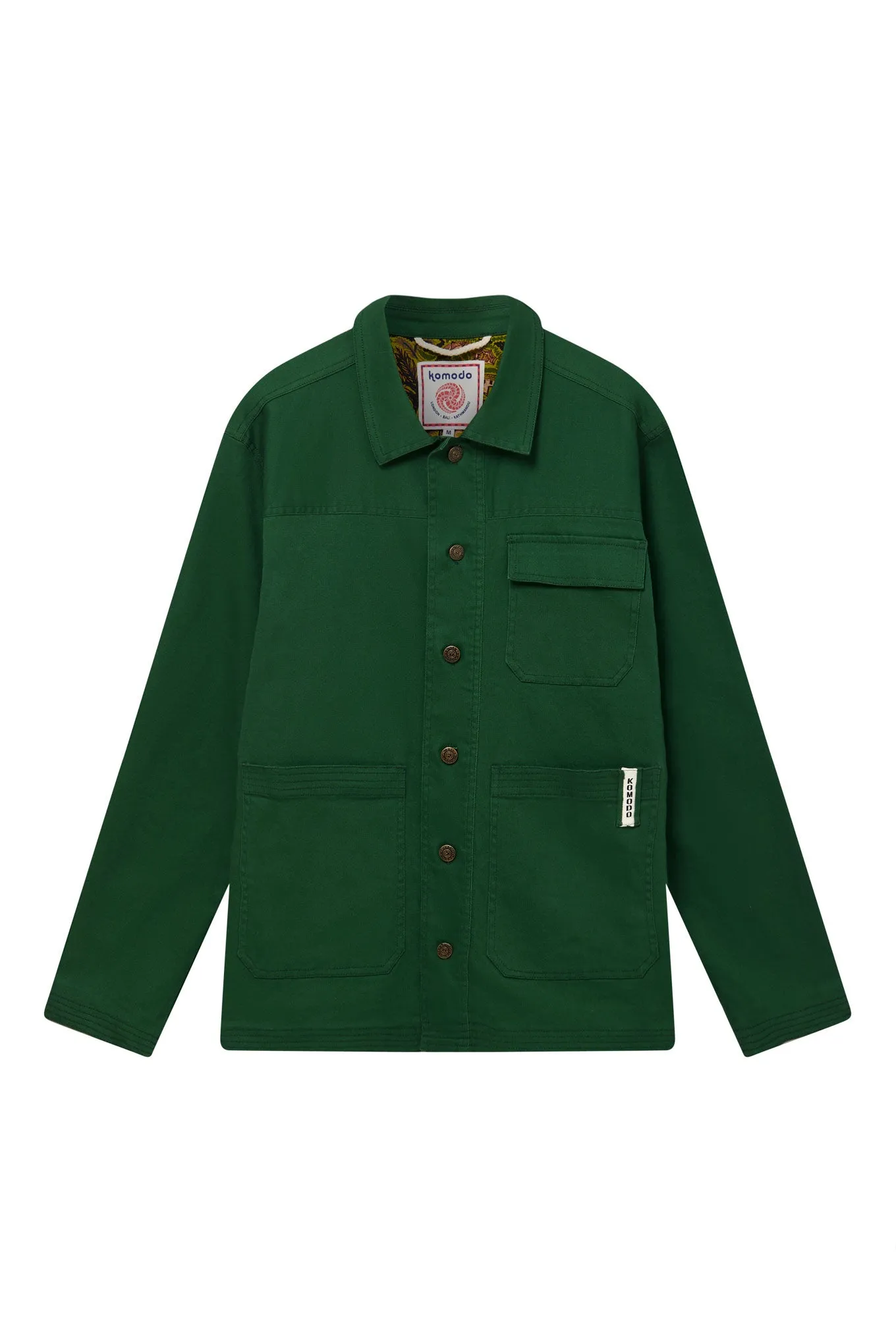 Landon Cotton Jacket Forest Green sold by Ivalo.com