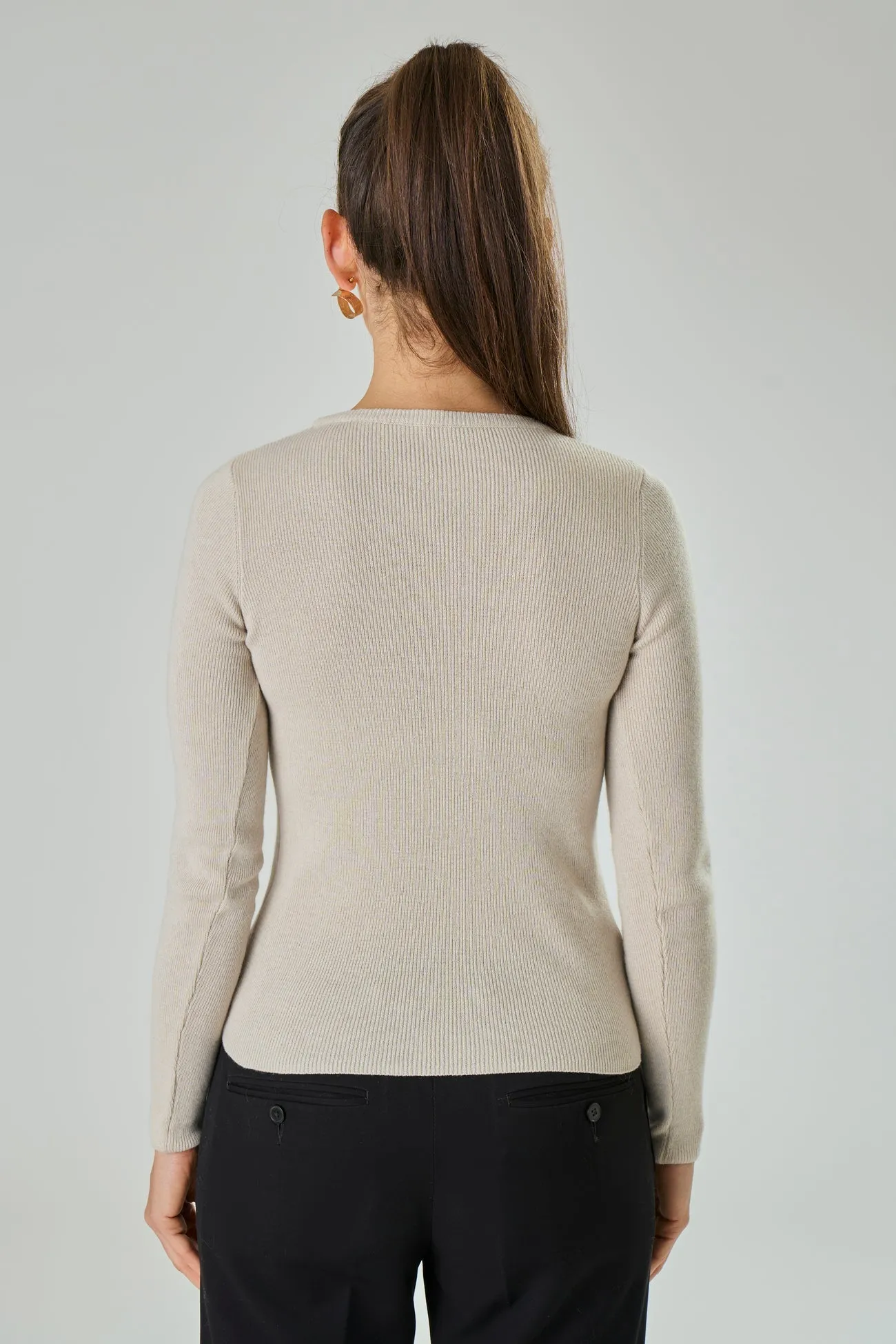 Aida Cashmere Blend Basic Crewneck sold by Ivalo.com product image thumbnail 5