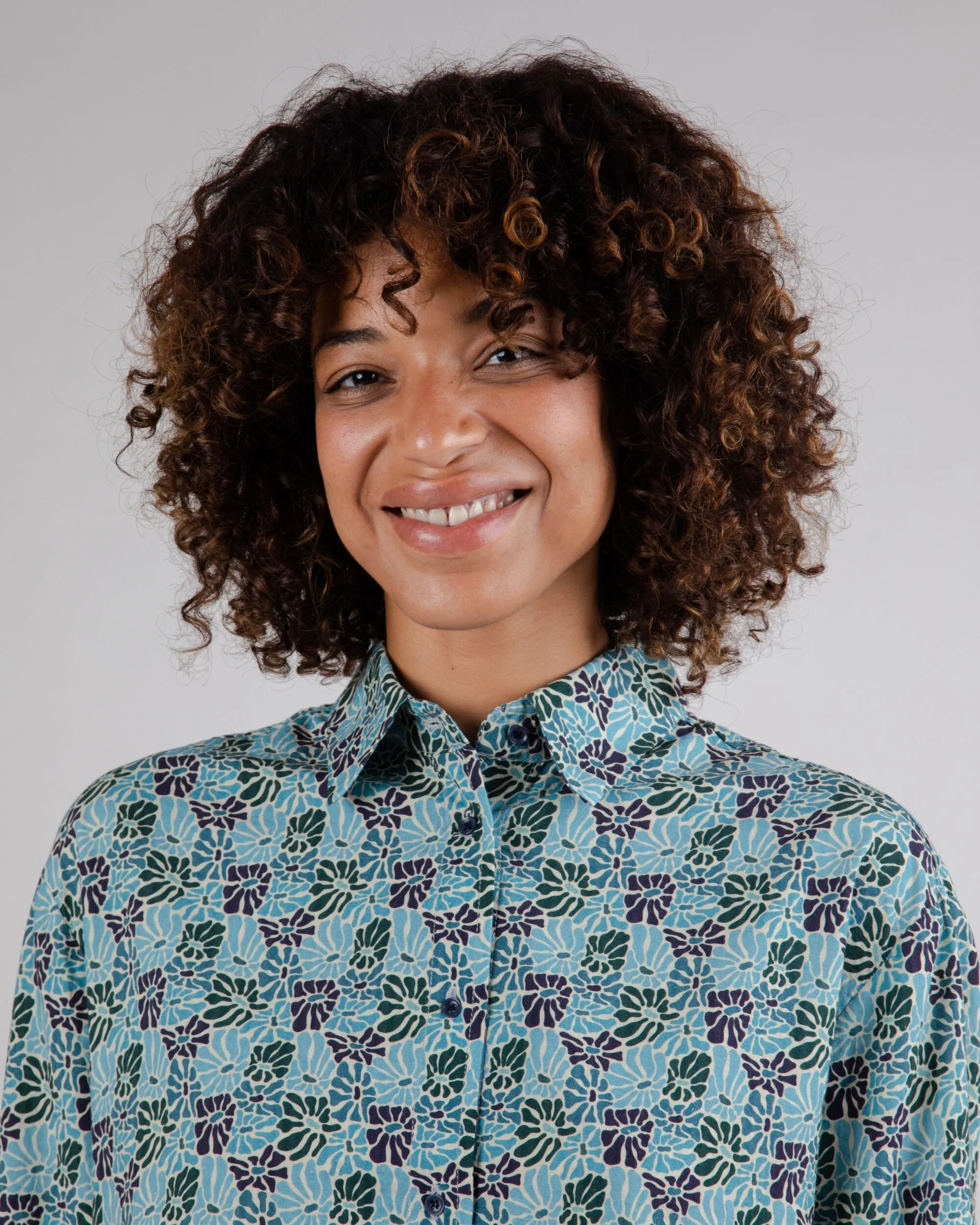 New Spring Boxy Cotton Blouse Blue sold by Ivalo.com product image thumbnail 4