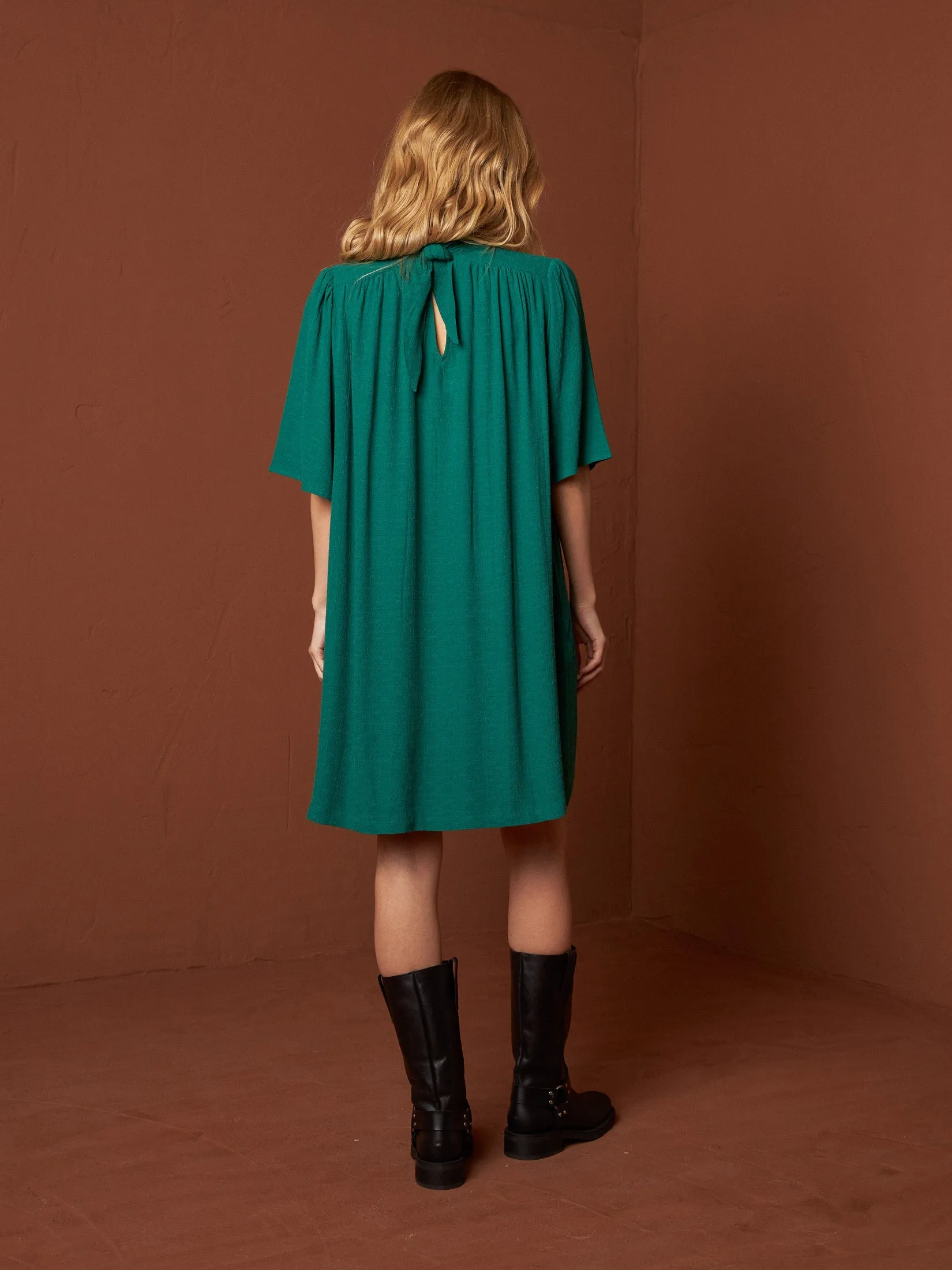 Flowy Short Dress Green sold by Ivalo.com product image thumbnail 2