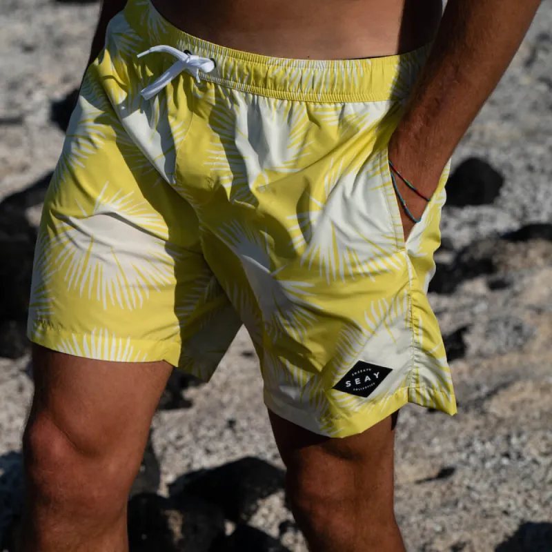 Swim Boxer Medium Yellow Flower Print sold by Ivalo.com