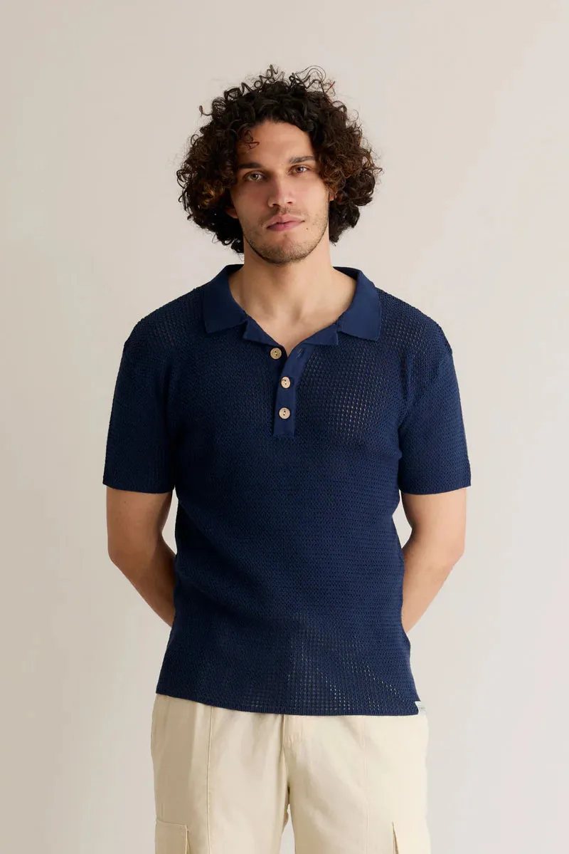 Oliver Cotton Polo Top Navy Blue sold by Ivalo.com product image thumbnail 2