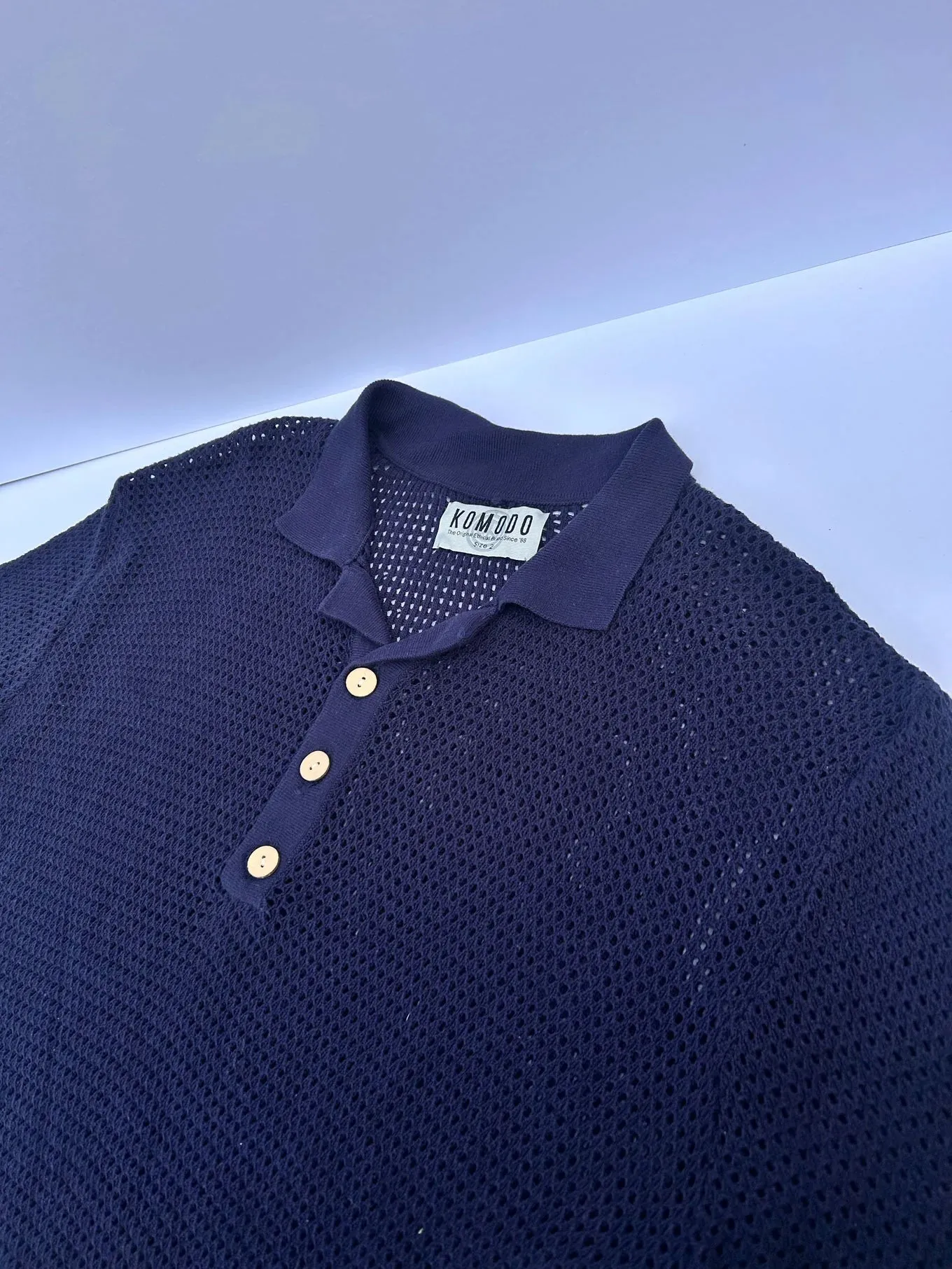 Oliver Cotton Polo Top Navy Blue sold by Ivalo.com product image thumbnail 3