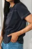 Vikna T-Shirt Dark Navy Blue sold by Ivalo.com