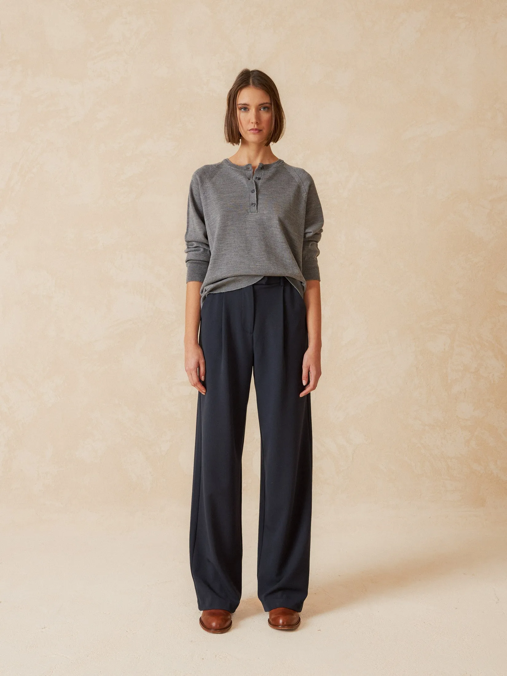 Merino Wool Sweater Grey sold by Ivalo.com product image thumbnail 2