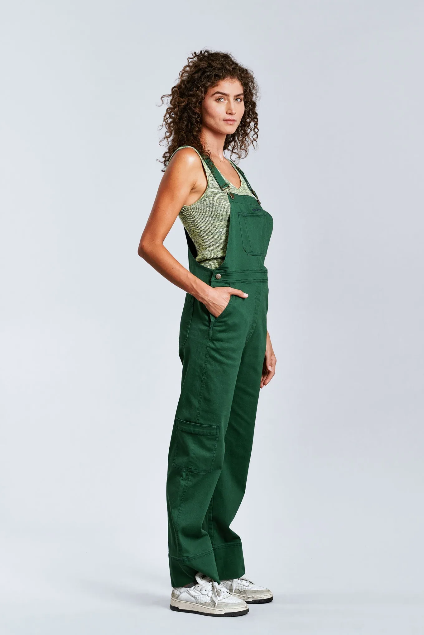 Leni Cotton Dungarees Forset Green sold by Ivalo.com product image thumbnail 2