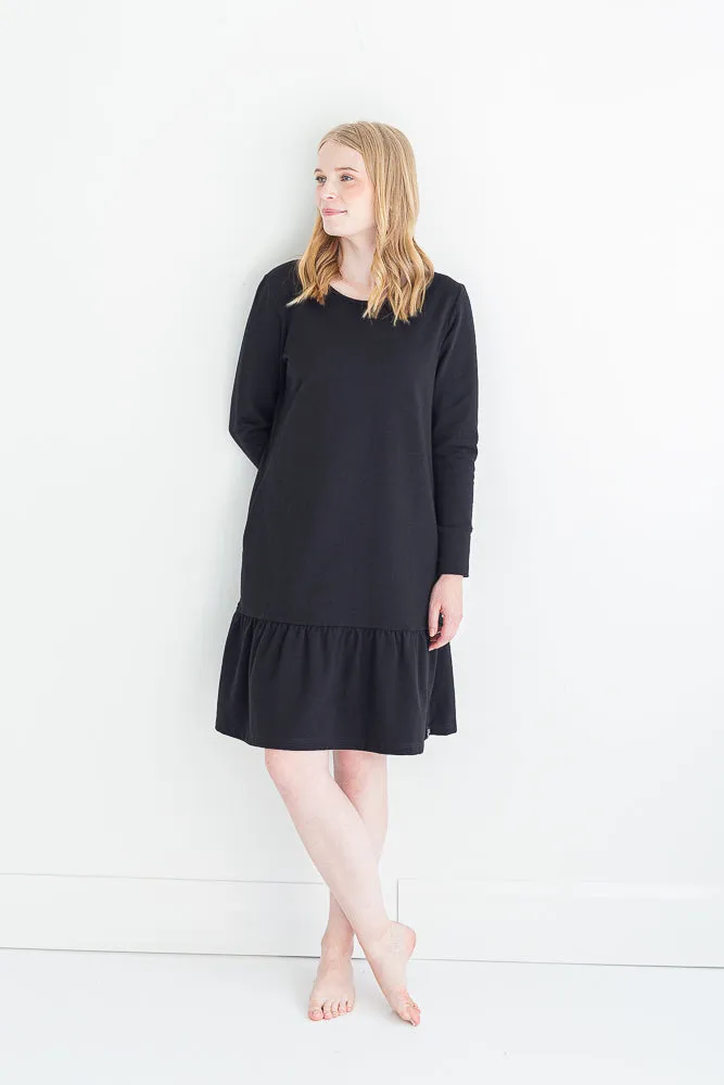 Frill Dress Black sold by Ivalo.com