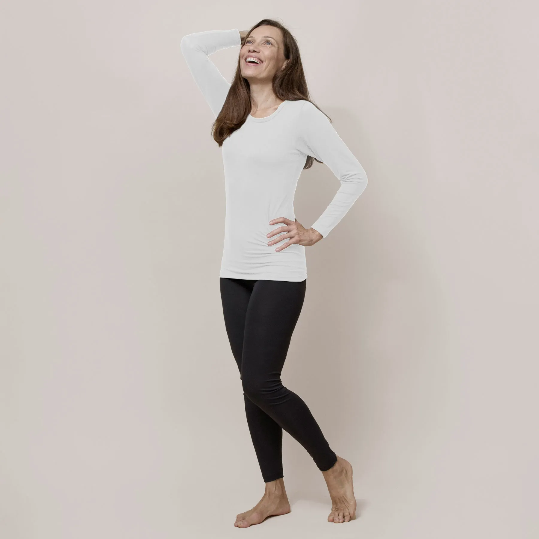 Women's Long Sleeved Bamboo Shirt sold by Ivalo.com product image thumbnail 2