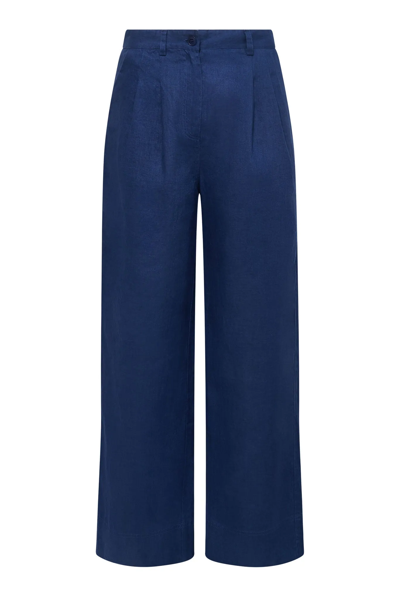 Lion Linen Trousers Navy Blue sold by Ivalo.com