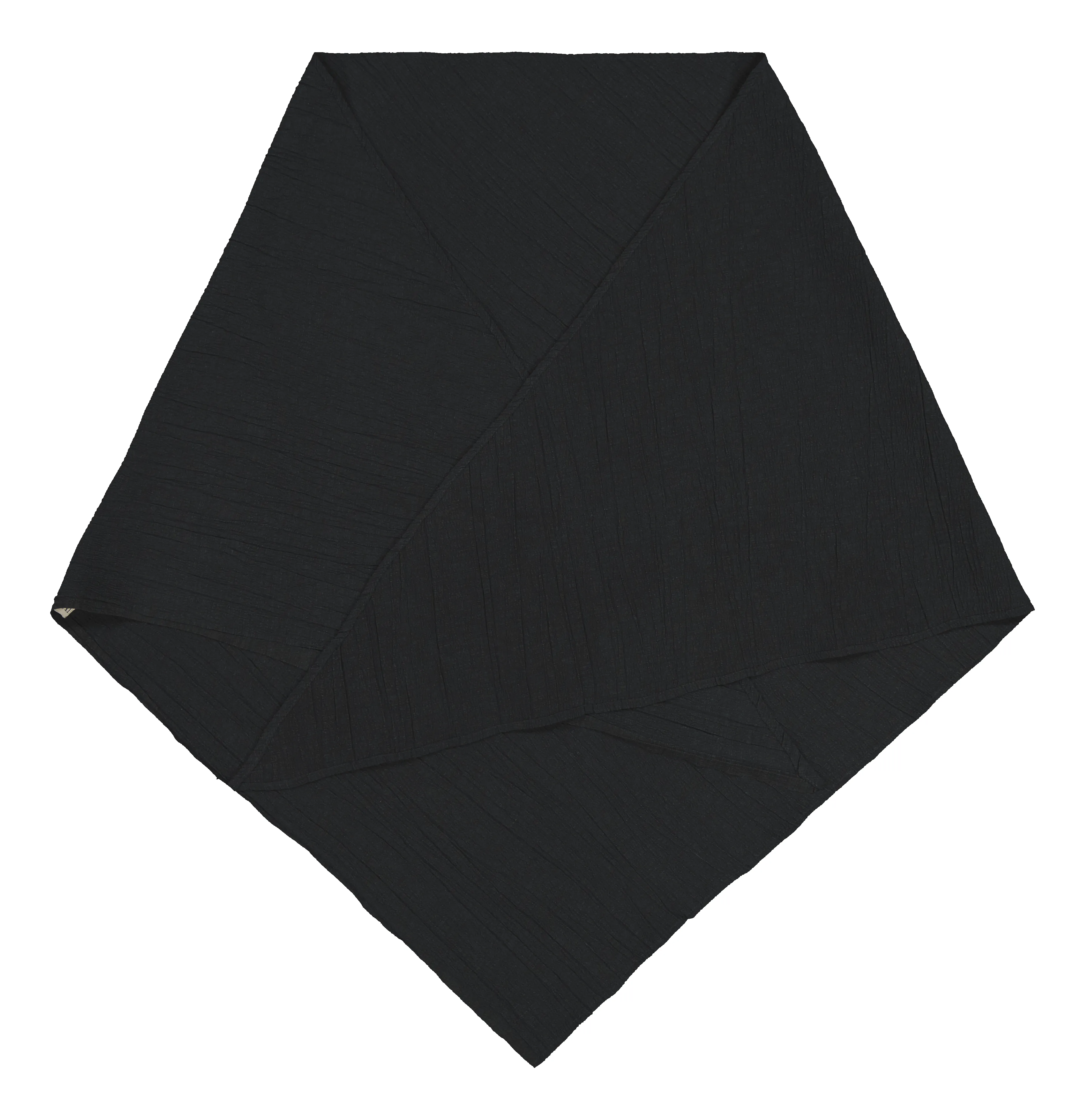 Maggholm Hemp-Silk Triangle Scarf Black sold by Ivalo.com