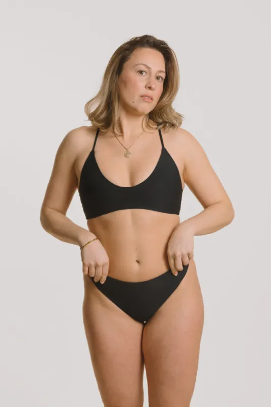 Ohana Bikini Top Biobased Black sold by Ivalo.com