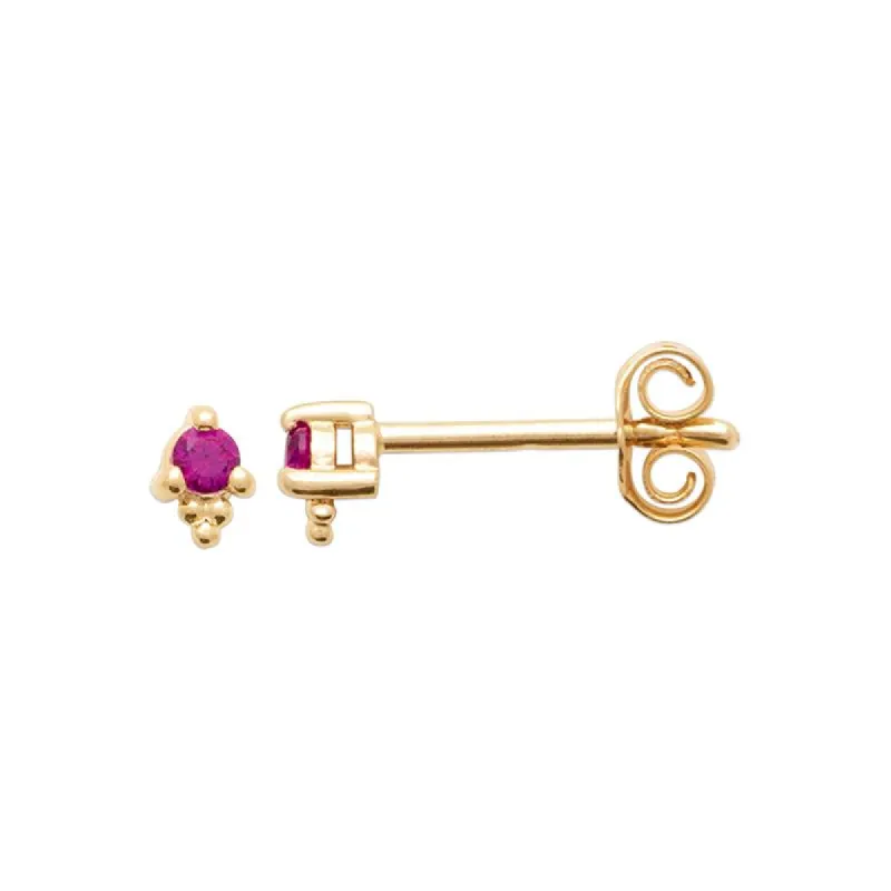 Single Earring Fucsia sold by Ivalo.com