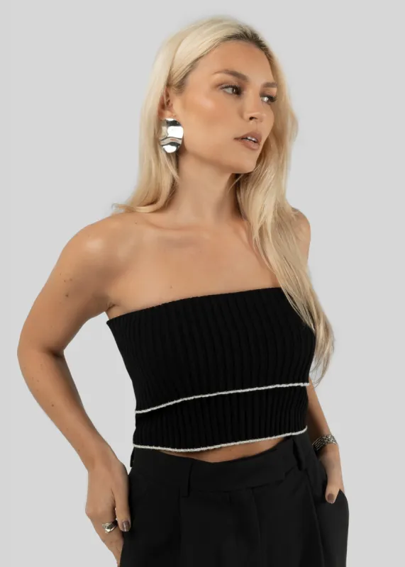 Giselle Bandeau Top Black sold by Ivalo.com