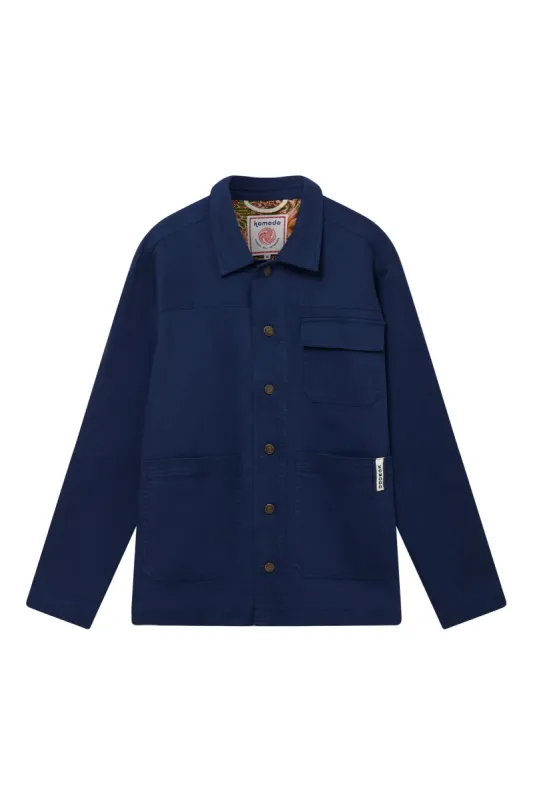Landon Cotton Jacket Navy Blue sold by Ivalo.com