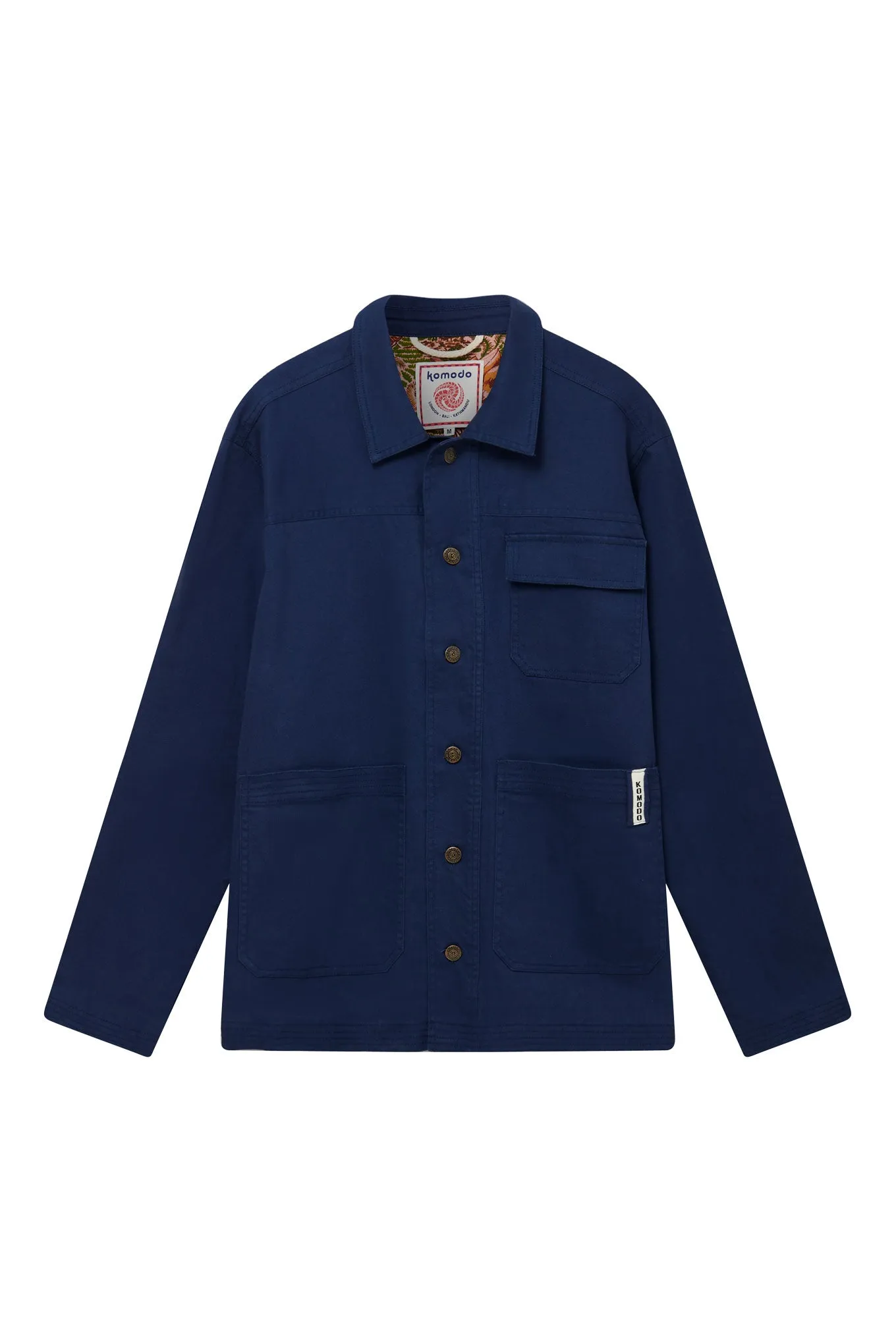 Landon Cotton Jacket Navy Blue sold by Ivalo.com