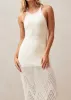 Sorrento Ecru Tricot Maxi Dress sold by Ivalo.com