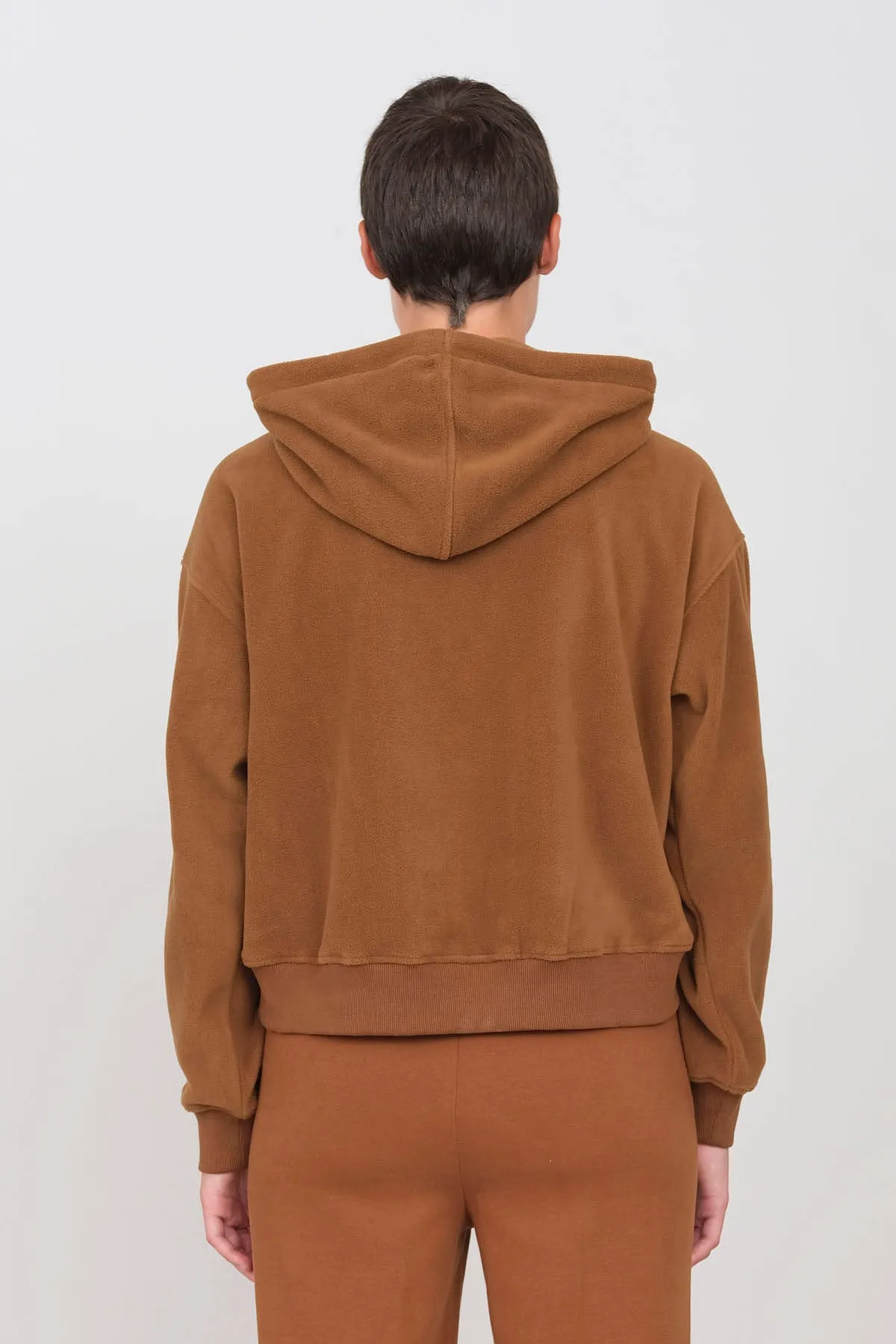 Women's Hooded Fleece Peanut sold by Ivalo.com product image thumbnail 4