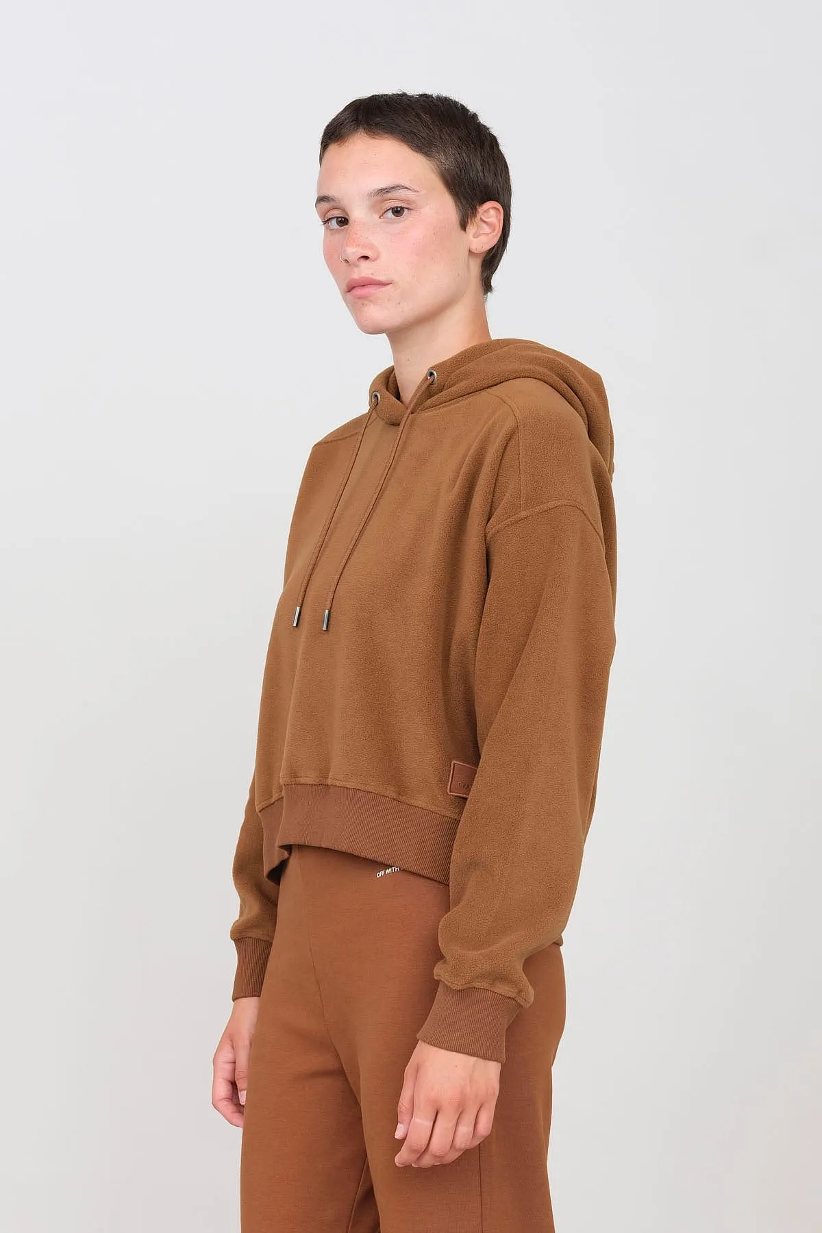 Women's Hooded Fleece Peanut sold by Ivalo.com