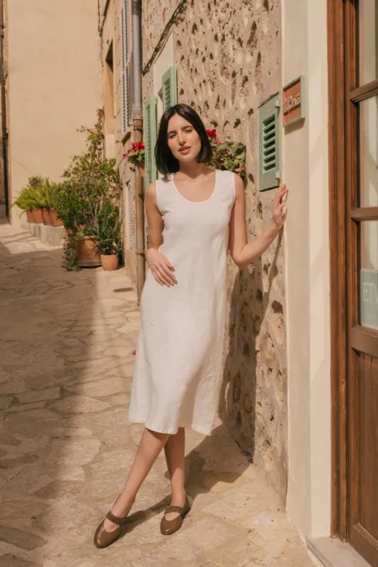 Ines Slip Midi Linen Dress sold by Ivalo.com